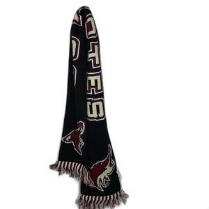 Arizona Coyotes NHL Black Scarf with frills